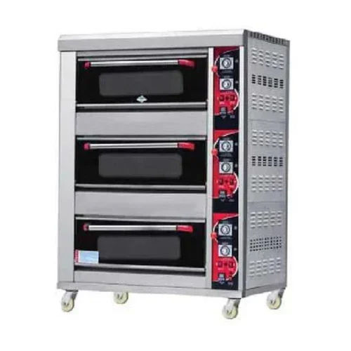 Semi Automatic Gas Heated Baking Oven