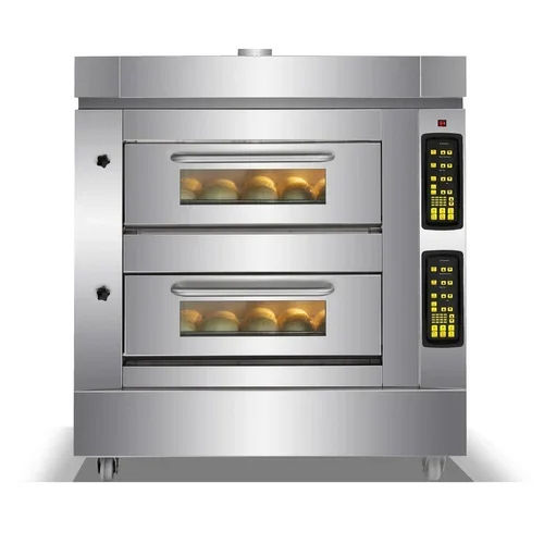 Semi Automatic Ss Gas Heated Baking Oven