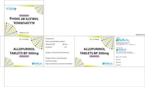 Allopurinol tablets IP 300 MG