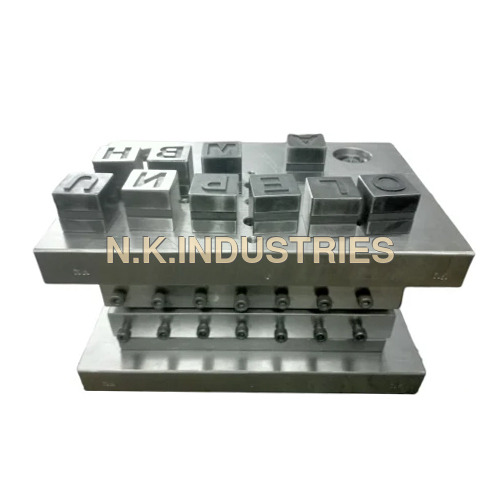 Letter Punching Die - Color: Silver