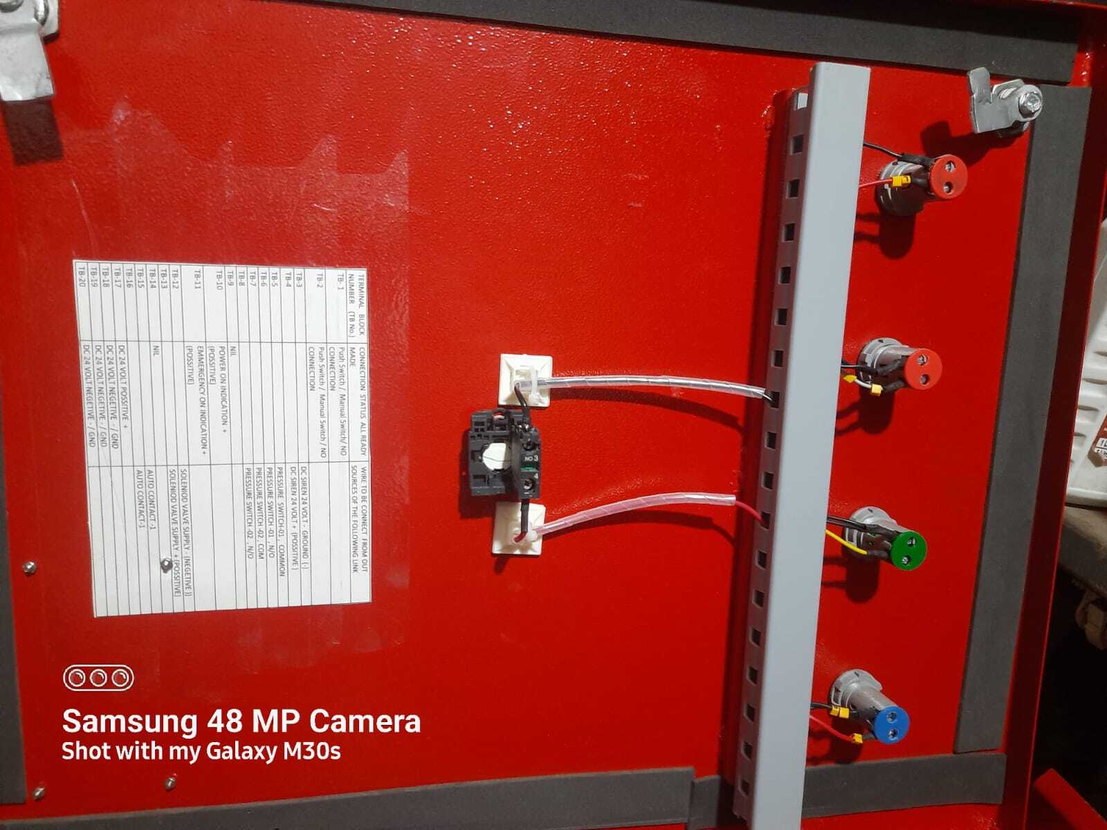 Deluge Valve Control Panel