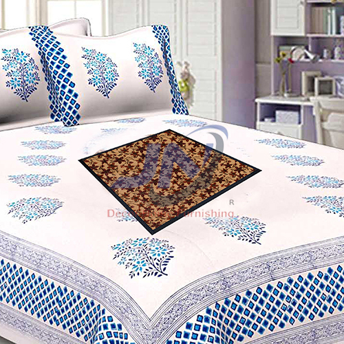 Printed Square Bed Server For Bedsheet Protection