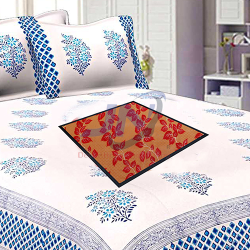 Leaf Printed Square Bed Server