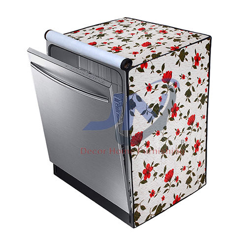 Flower Printed Dishwasher Cover