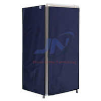 Fancy Blue Fridge Cover