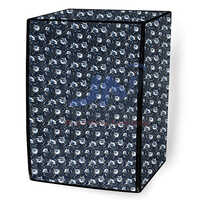 Stylish Washing Machine Cover - Polyester Material, 22.5 X 24 X 34 Inches | Multicolor Blue Print, Easy Installation, Dust Protection