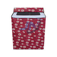 Flower Printed Washing Machine Cover