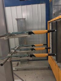 Powder Spray Gun - Aluminum Alloy, 1000-1500 Mm Length, 2-3 Kg Weight, 5-7 Bar Air Pressure | 100-200 G/min Powder Flow Rate, 1.0-1.5 Mm Nozzle Size