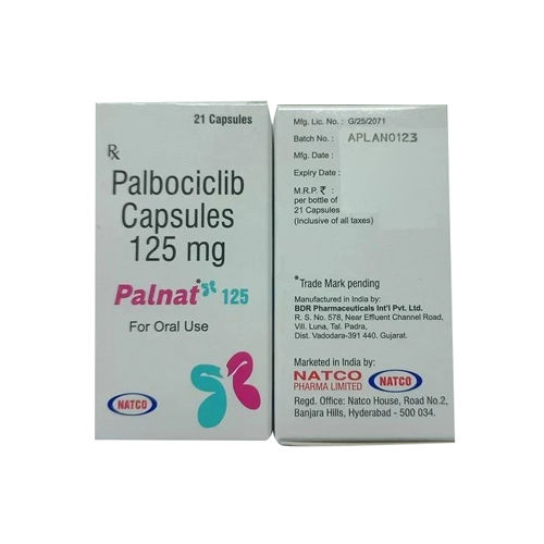 125mgpalbociclib Capsules Ph Level: As Per Industry Norms