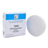 1040 125mm Laboratory Filter Papers Circles