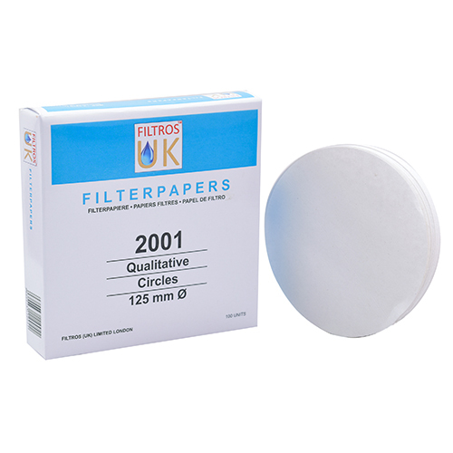 2001 125mm Laboratory Filter Papers Circles