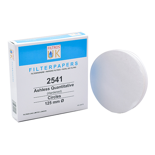 2541 125mm Laboratory Filter Papers Circles