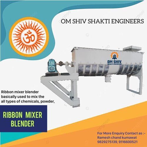 Semi-Automatic Ribbon Mixer Blender