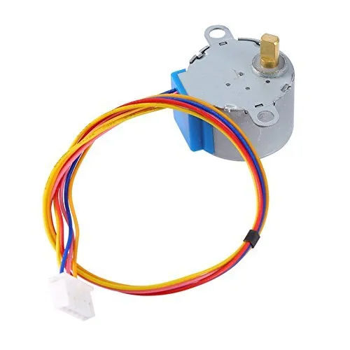 Silver 12V Valve Gear Dc Stepper Motor For Printers And Robotics