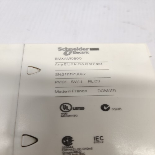 SCHNEIDER ELECTRIC BMXAMI0800 INPUT MODULE