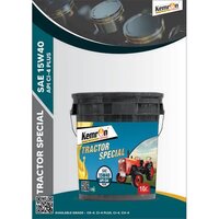 Kemron Tractor Special 15w40 Ci4 Plus - 15w40 Viscosity, Gold Color, Automotive & Industrial Oil, Density 0.9 Kg/l, Natural Smell, Packaged In Bucket