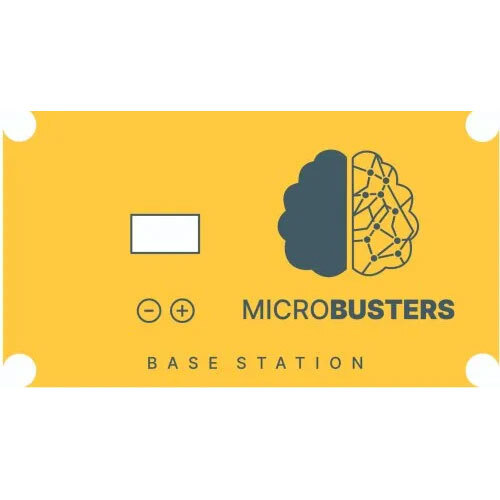 Polycorbonate Sticker Microbuster Sticker