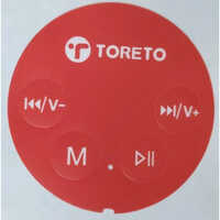 Polycarbonate Toreto Bluetooth Stickee - Color: Black/red