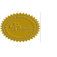 Embossed Stickers And Labels - Shape: Round