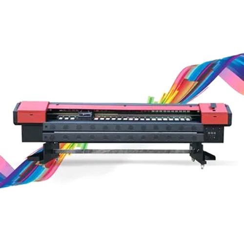 Semi Automatic Lotus AL-3208 Using KM-512 Flex Printing Machine
