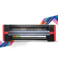 Lotus Cb2-3208 - Uv Curing Ink, 3000 Mm Max Printing Bed, 1400 Sq. Ft/hour | Manual Control, Uni-directional Printing, Plastic Material, Customized Size