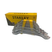 Mild Steel Spanner Set - Mild Steel Construction, Multiple Sizes Available, Sleek Shape, Durable Silver Finish | Ideal For Industrial Applications
