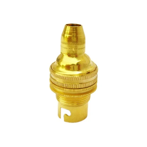 415 B15 Brass Lamp Holder With Cord Grip