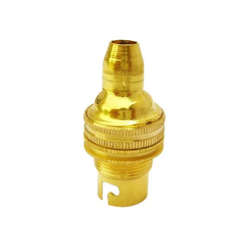 415 B15 Brass Lamp Holder With Cord Grip