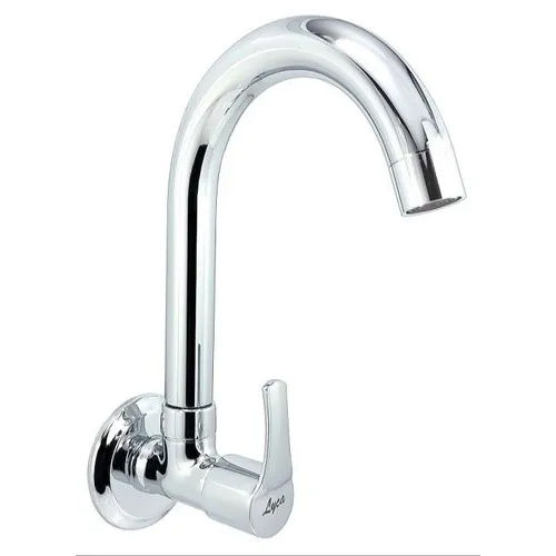 Sink Cock With Swinging Spout