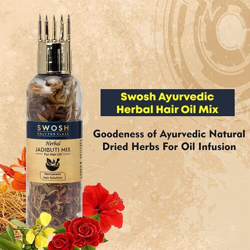 Swosh Ayurvedic Hair Oil Mix Ingredients: Herbal