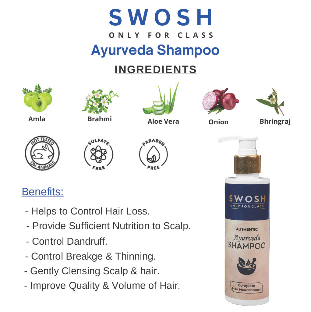 Swosh Ayurvedic Shampoo 200 ML