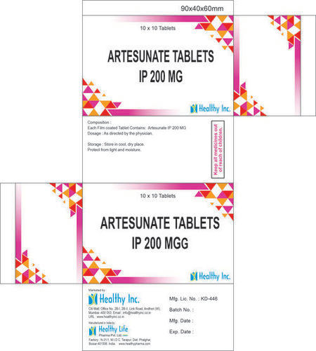 Artesunate tablets 200 mg