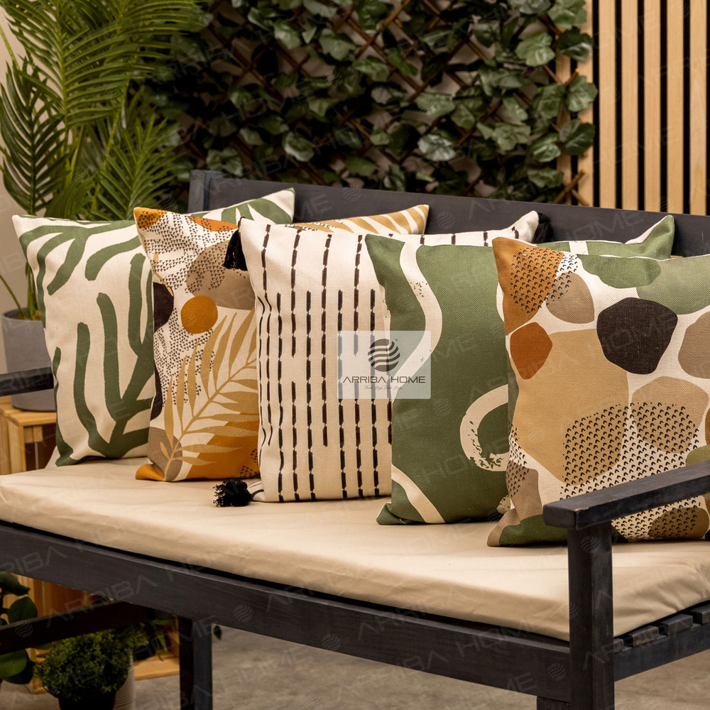 Faux Leather Cushion Covers - Genuine Leather, 12x12 | 16x16 | 18x18 | 20x20 | 22x22 | 24x24, Brown, Zipper Closure, Easy to Maintain