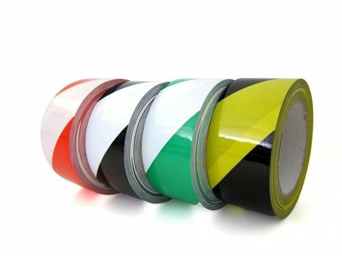 Floor Marking Tape - 20 Meters Long, 0-20 mm Thickness | High-Quality PVC, Bright Green for Excellent Visibility, Single-Sided Pressure-Sensitive Adhesive