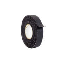 Black Cotton Friction Tape - 20 Meters, 300 Micron Thickness | Single-sided Pressure-sensitive Adhesive, Durable For Electrical Insulation And Protective Wrapping