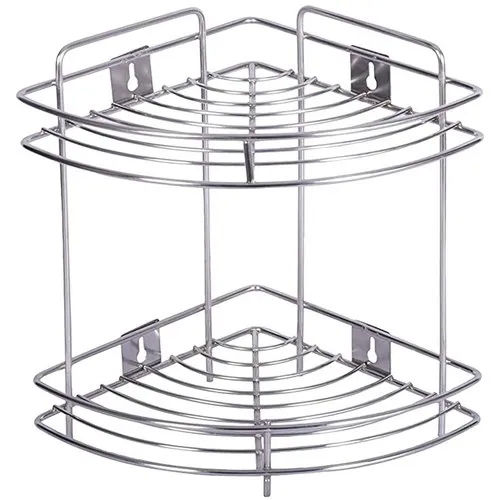 SS Corner Storage Rack