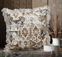 Stone Wash Printed Cushion Cover