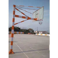 Mild Steel Basketball Board Poll - Color: Various Colors