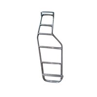 Stainless Steel Automobile Parts Ladder - Color: Silver