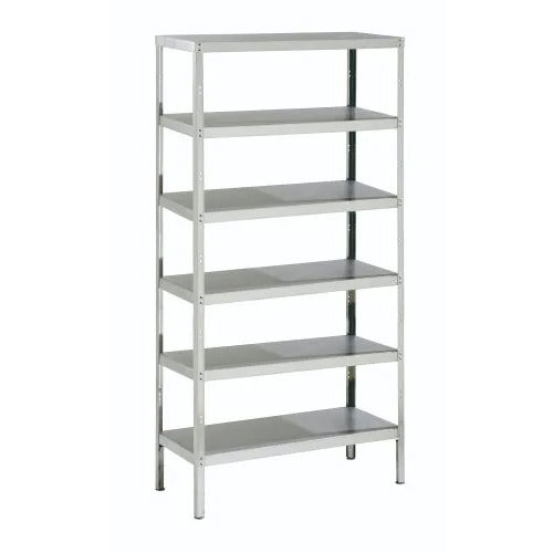 SS 304 Polished Shelf Rack