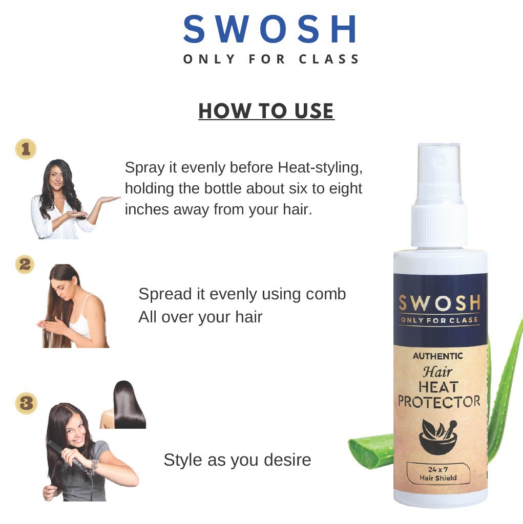 Swosh Hair Heat Protector Spray 100 ML