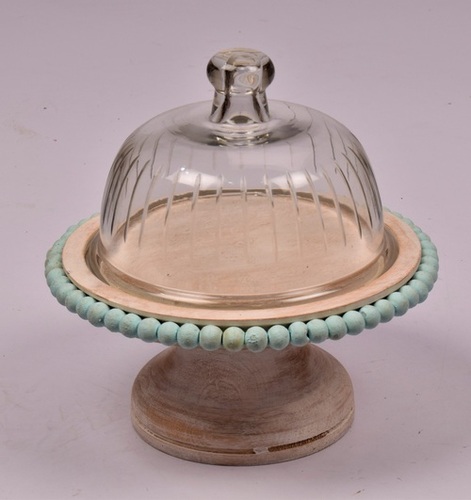 Wooden Cake Dome With Original Finish - Color: Different Colors Available