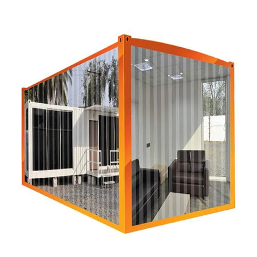 Orange Ms Portable Office Cabin