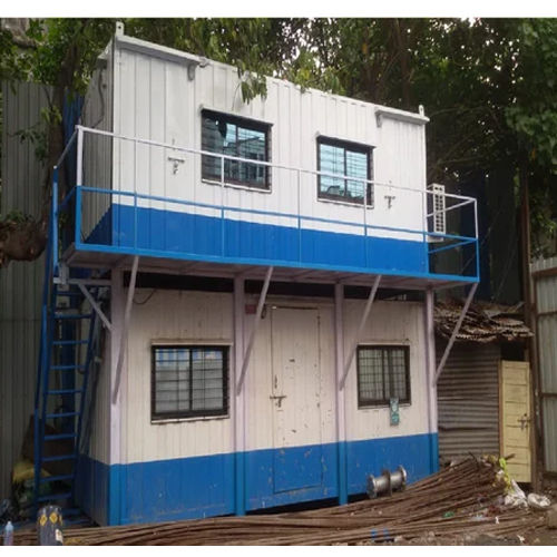 White Mild Steel Prefabricated Farm House