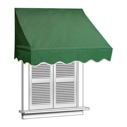 Green Awning For Window Design Type: Customized