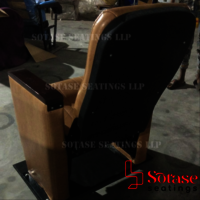 Sotase Auditorium Push Back Leatherette Chair