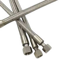 Stainless Steel Braided Hose Pipe - 1 Inch, Silver Color, Length 20m-30m | High Pressure 10-15 Kg, Rigid Hardness, Corrosion Resistant