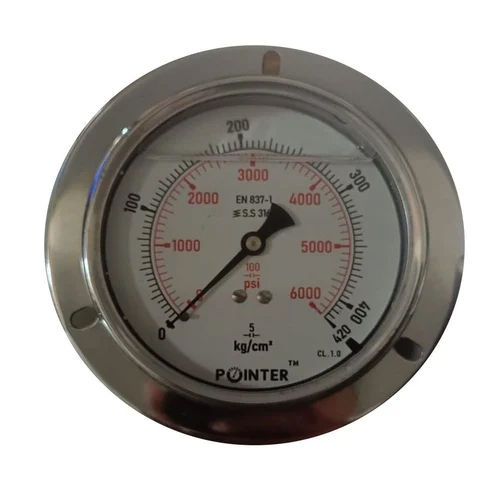 6000 Psi High Pressure Gauge