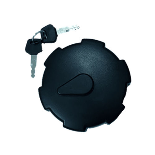 W-key Tata Diesel Tank Cap - Color: Black