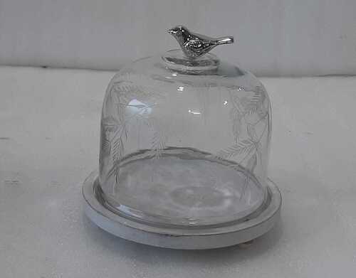 Cake Dome With Bird Knobe